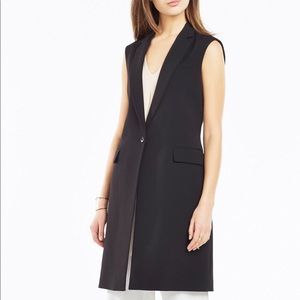 Bcbg Maxazria Carsten Zip Sleeveless Blazer